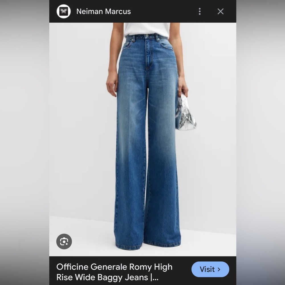 Officine Generale Women's Denim Flare Jeans
